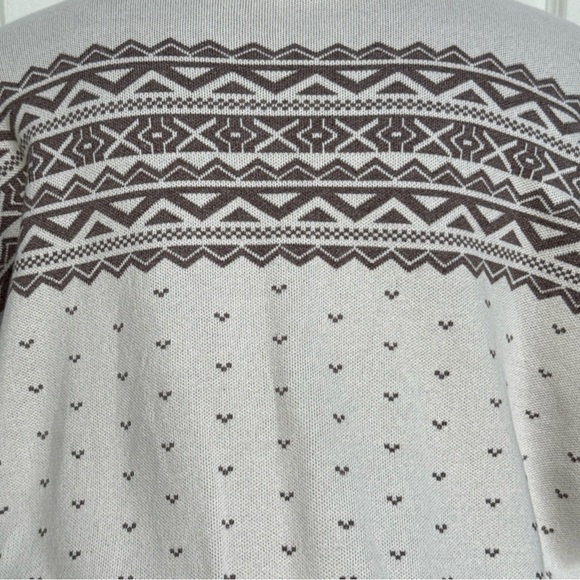 Ann Taylor LOFT Women Fair Isle Collar Button Cardigan Sweater Aztec Argyle XL - Picture 6 of 8